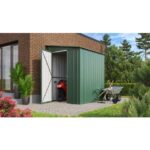 KOVINSKA VRTNA HIŠKA GLOBEL LEANTO 56 ZELENA Š145 X G172 X V204 CM - slika 8